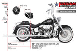 HARLEY SOFTAIL 2.5" CLASSIC SLIP-ONS 1997-2017 *FITS FREEDOM HEADERS ONLY*