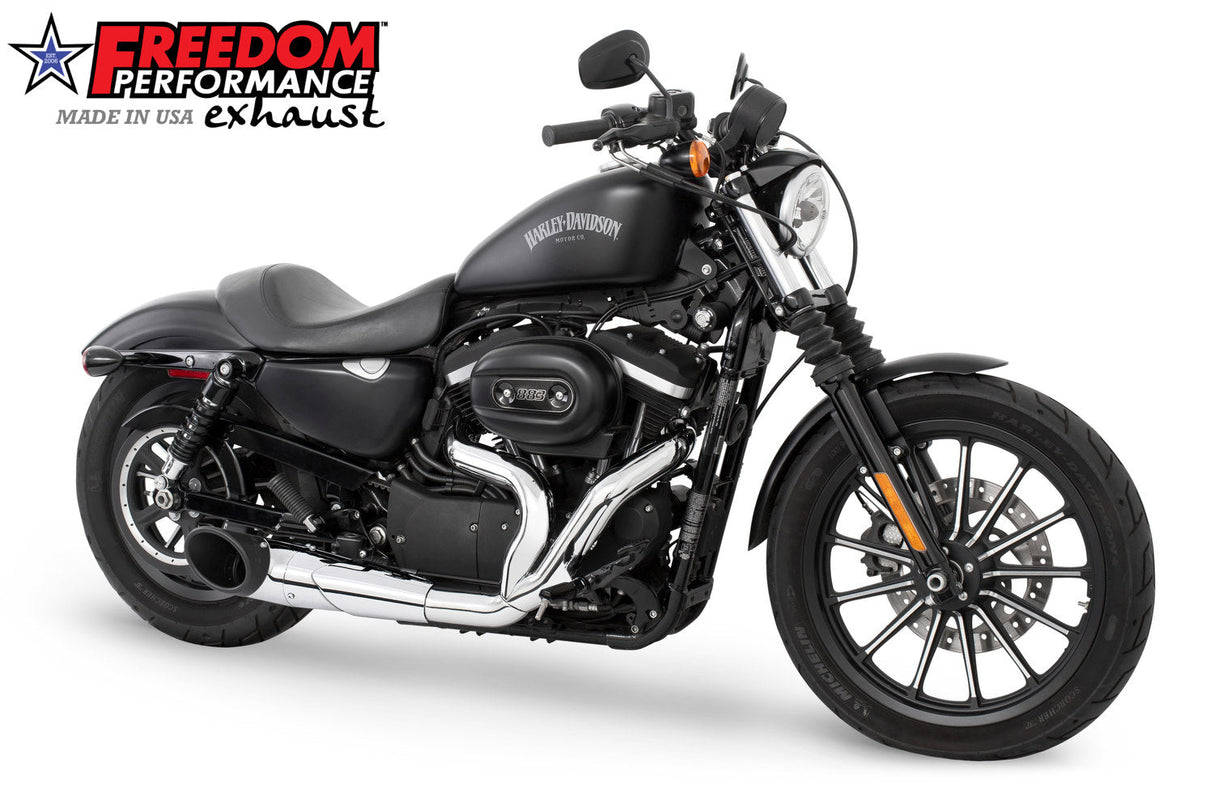 HARLEY SPORTSTER 2-INTO-1 TURNOUT/SIDEDUMP 2004-2022 Bundle (SPECIAL ORDER)
