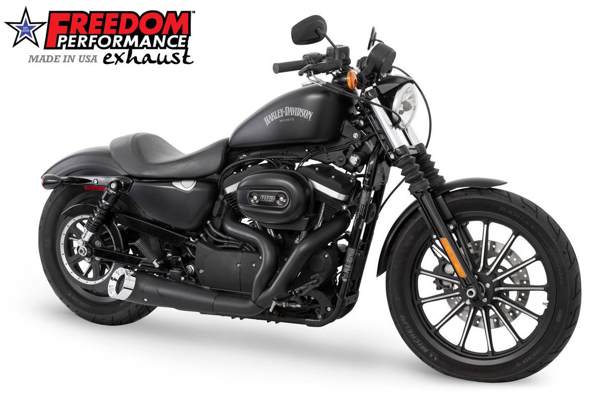 HARLEY SPORTSTER 2-INTO-1 TURNOUT/SIDEDUMP 2004-2022 Bundle (SPECIAL ORDER)