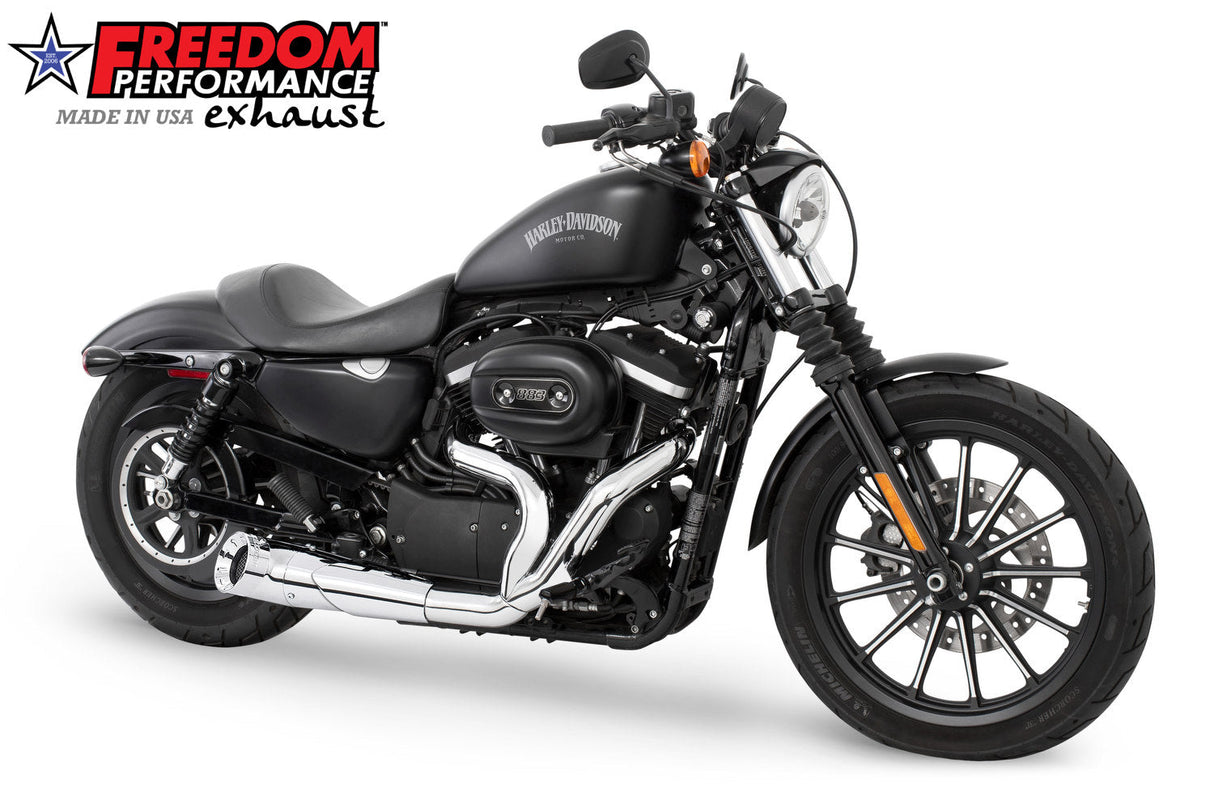 HARLEY SPORTSTER 2-INTO-1 TURNOUT/SIDEDUMP 2004-2022 Bundle (SPECIAL ORDER)