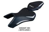 Tappezzeria Italia Suzuki GSX 8S-8R 2023-2025 Seat Cover in White and Black