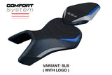 Tappezzeria Italia Suzuki GSX 8S-8R 2023-2025 Seat Cover Comfort in Silver Blue and Black