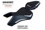 Tappezzeria Italia Suzuki GSX 8S-8R 2023-2025 Seat Cover Comfort in White and Black