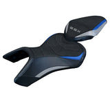 Tappezzeria Italia Suzuki GSX 8S-8R 2023-2025 Seat Cover Ultragrip in Silver Blue and Black