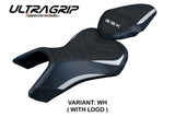 Tappezzeria Italia Suzuki GSX 8S-8R 2023-2025 Seat Cover Ultragrip in White and Black
