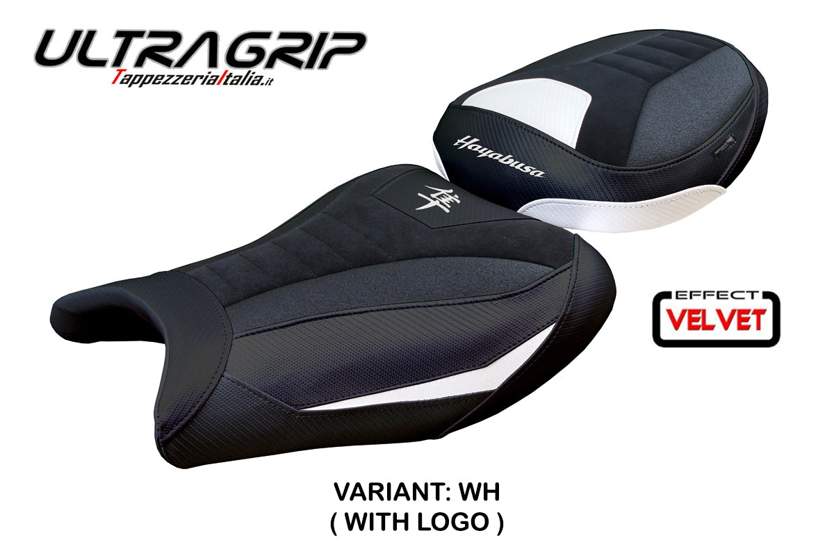 Tappezzeria Italia Suzuki GSX 1300 R Hayabusa 2021-2025 Seat Cover Ultragrip White