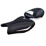 Suzuki GSX R 1300 Hayabusa 2008-2020 Seat Cover Tappezzeria Italia Comfort Ultragrip in Suede White