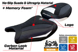 Suzuki GSX R 1300 Hayabusa 2008-2020 Seat Cover Tappezzeria Italia Comfort Ultragrip in Suede White
