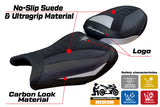 Suzuki GSX R 1300 Hayabusa 2008-2020 Seat Cover Tappezzeria Italia Ultragrip in Suede Silver
