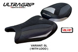 Suzuki GSX R 1300 Hayabusa 2008-2020 Seat Cover Tappezzeria Italia Ultragrip in Suede Silver