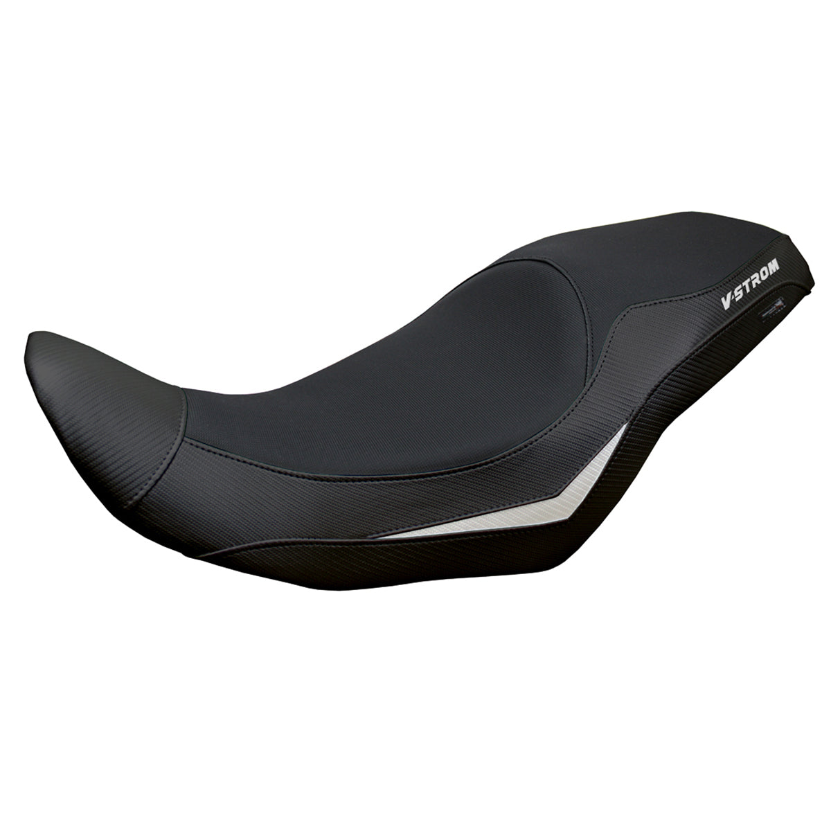 Tappezzeria Italia Suzuki Vstrom 800 DE SE 2023-2025 Seat Cover in Black and White