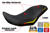 Tappezzeria Italia Suzuki Vstrom 800 DE SE 2023-2025 Seat Cover in Black and Yellow