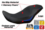 Tappezzeria Italia Suzuki V-Strom 800 DE SE 2023-2025 Seat Cover Comfort Black Blue