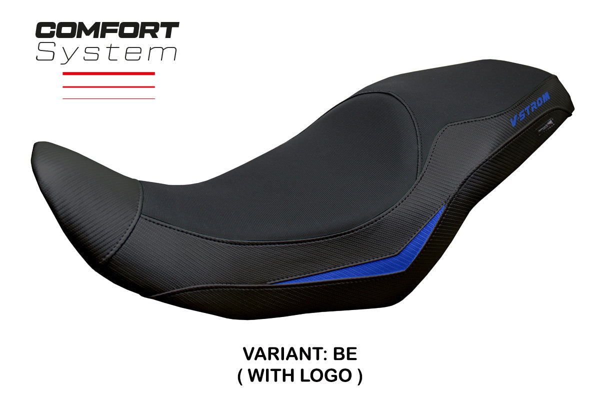 Tappezzeria Italia Suzuki V-Strom 800 DE SE 2023-2025 Seat Cover Comfort Black Blue