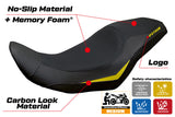 Tappezzeria Italia Suzuki V-Strom 800 DE SE 2023-2025 Seat Cover Comfort Black Yellow