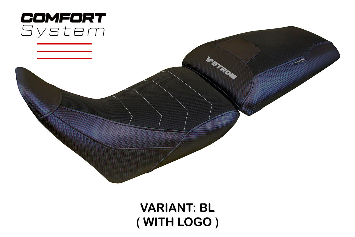 Tappezzeria Italia Suzuki V-Strom 1050 2020-2025 Seat Cover Comfort in Black