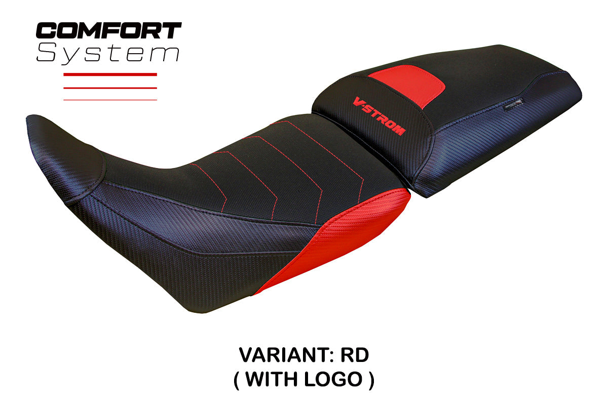 Tappezzeria Italia Suzuki V-Strom 1050 2020-2025 Seat Cover Comfort in Red