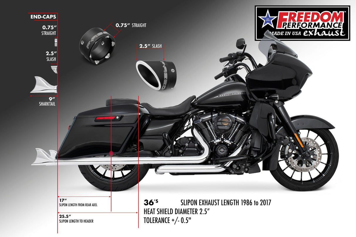 HARLEY TOURING 2.5" M8 TRUE-DUAL FULL SYSTEM 2017-PRESENT BUNDLE