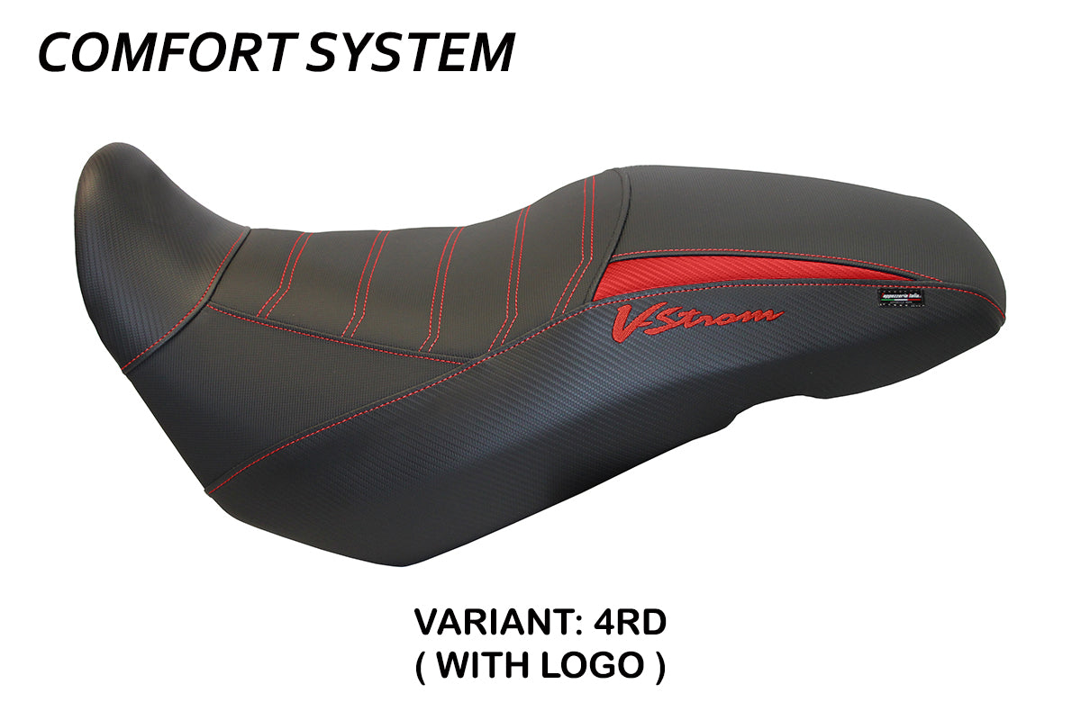 Tappezzeria Italia Suzuki VStrom 650 2017-2024 Seat Cover Comfort in Red