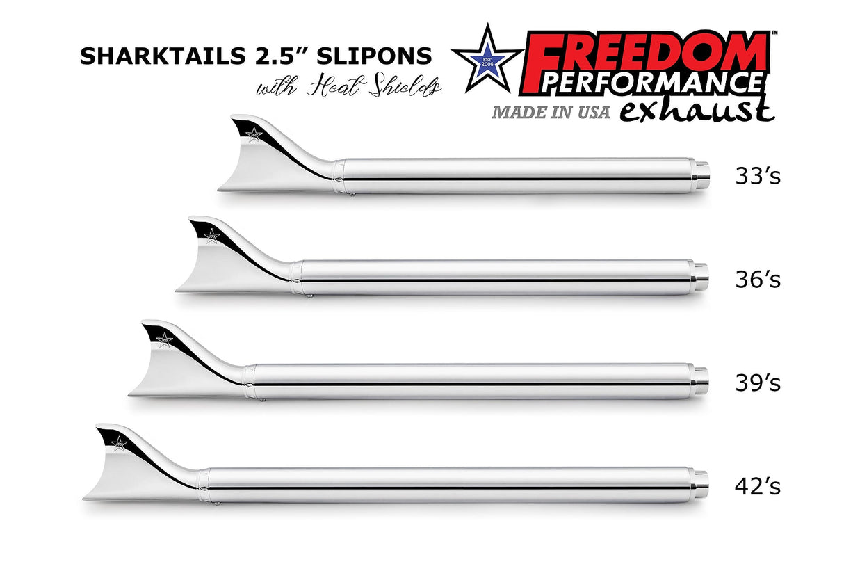 HARLEY SOFTAIL 2.5" SLIP-ONS 2018-PRESENT *FITS FREEDOM HEADERS ONLY* BUNDLE