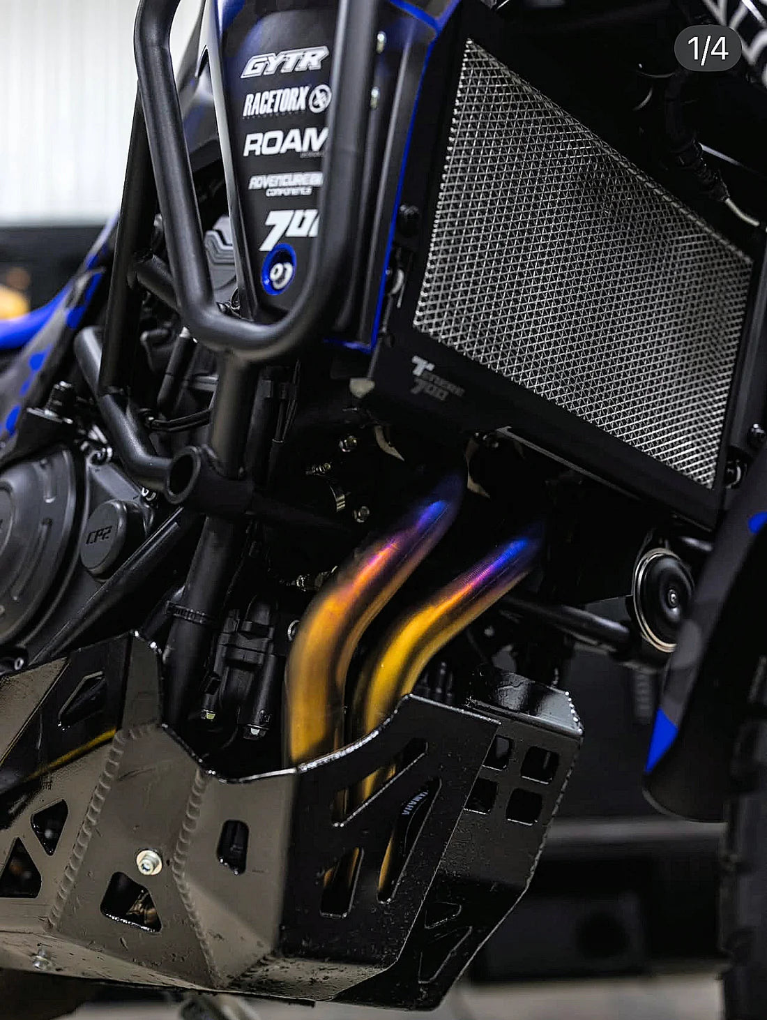 Vandemon  Yamaha T7 Tenere 700 Adventure Full Titanium Exhaust System 2019-2026 YAMATENR7TIEXHBRC VA-74