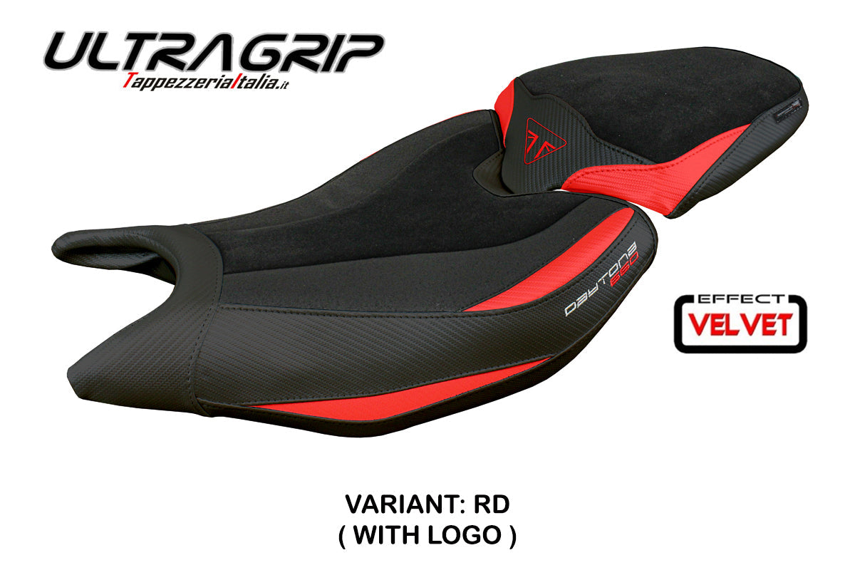 Tappezzeria Italia Triumph Daytona 660 2024-2025 Seat Cover Ultragrip Red Black