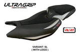 Tappezzeria Italia Triumph Daytona 660 2024-2025 Seat Cover Ultragrip Silver Black