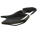 Tappezzeria Italia Triumph Daytona 660 2024-2025 Seat Cover Ultragrip White Black