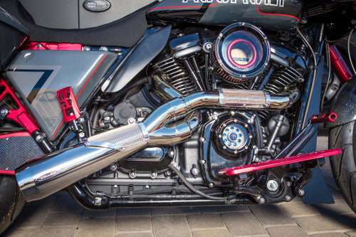 TRASK Big Sexy 2:1 M8 Exhaust - Black TM-5110BK