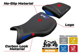 Tappezzeria Italia Triumph Daytona 675R 2006-2009 2010 2011 2012 Seat Cover Blue Black