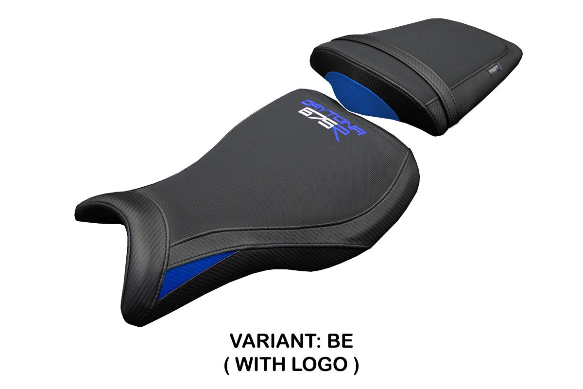 Tappezzeria Italia Triumph Daytona 675R 2006-2009 2010 2011 2012 Seat Cover Blue Black