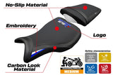 Tappezzeria Italia Triumph Daytona 675R 2006-2010 2011 2012 Seat Cover White Blue Black