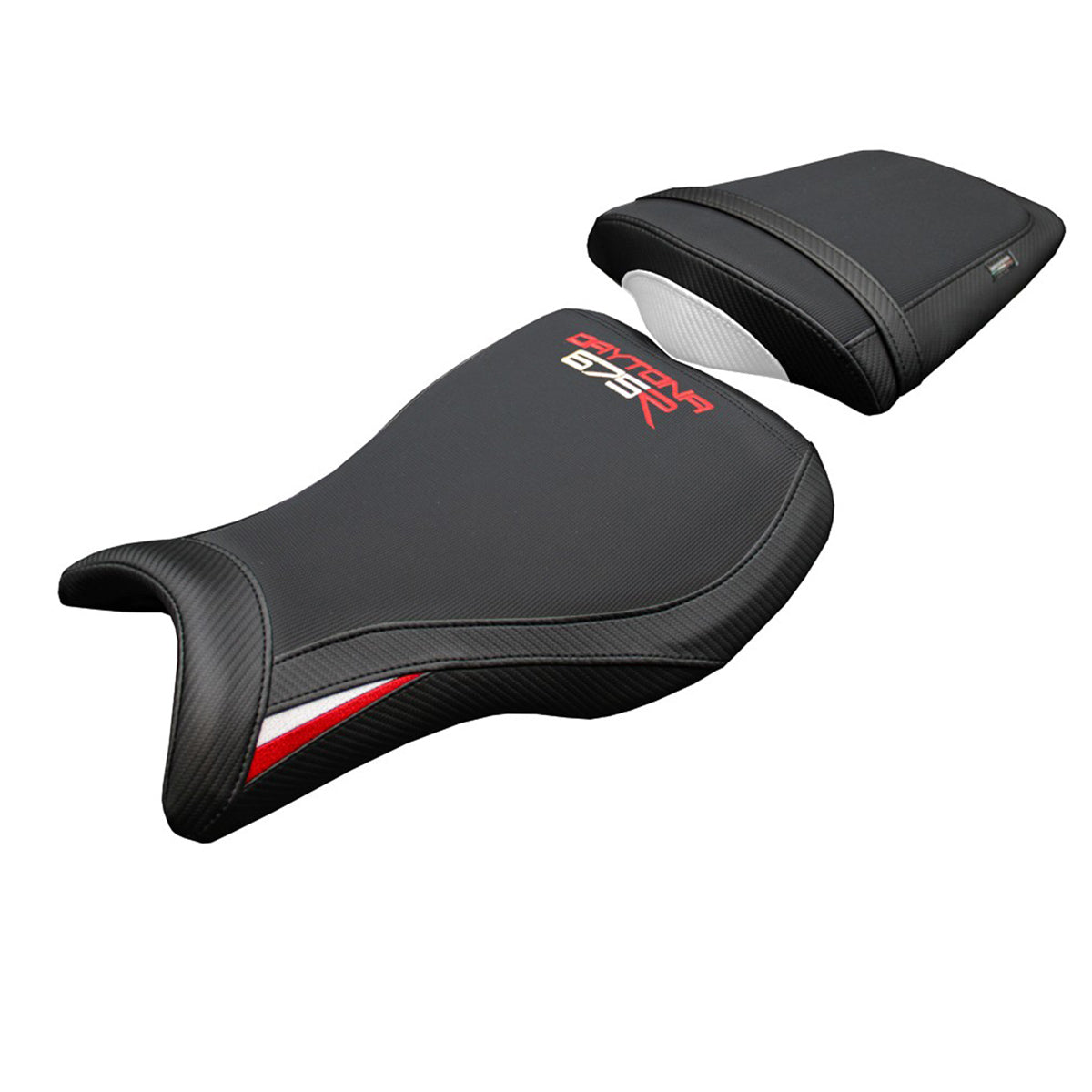 Tappezzeria Italia Triumph Daytona 675R 2006-2010 2011 2012 Seat Cover White Red Black