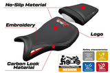 Tappezzeria Italia Triumph Daytona 675R 2006-2010 2011 2012 Seat Cover White Red Black