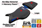 Tappezzeria Italia Triumph Daytona 675R 2006-2011 2012 Seat Cover Comfort Blue Black