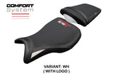 Tappezzeria Italia Triumph Daytona 675R 2006-2011 2012 Seat Cover Comfort White Black