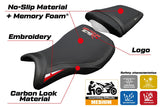 Tappezzeria Italia Triumph Daytona 675R 2006-2012 Seat Cover Comfort White Red Black