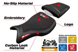 Tappezzeria Italia Triumph Daytona 675R 2006-2012 Seat Cover Ultragrip White Red Black