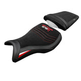 Tappezzeria Italia Triumph Daytona 675R 2006-2012 Seat Cover Velvet White Red Black