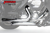 HARLEY TRIKE RIGHT SIDE TUCK & UNDER & CLASSIC TRUE-DUAL HEADERS BUNDLE