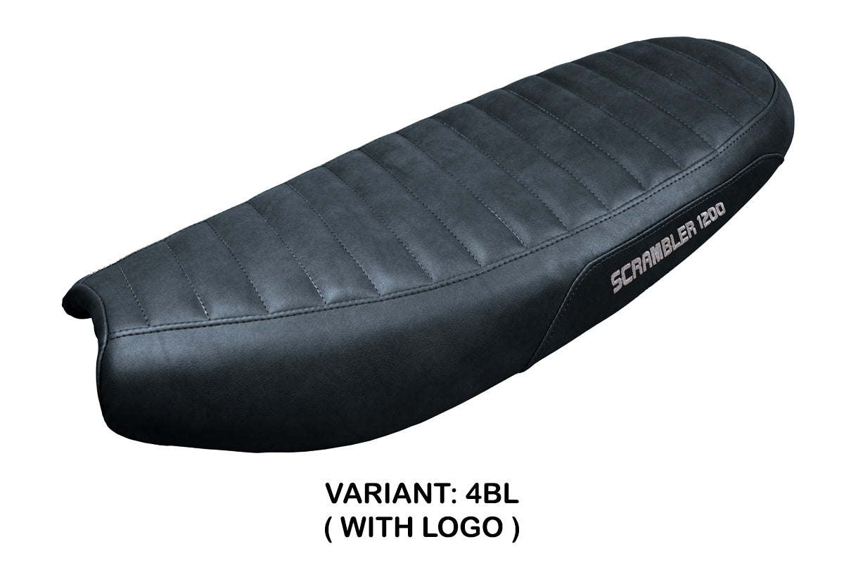 Tappezzeria Italia Triumph Scrambler 1200 2019-2025 Seat Cover in Black