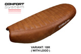 Tappezzeria Italia Triumph Scrambler 1200 2019-2025 Seat Cover Comfort in Brown