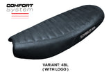Tappezzeria Italia Triumph Scrambler 1200 2019-2025 Seat Cover Comfort in Black