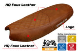 Tappezzeria Italia Triumph Scrambler 1200 2019-2025 Seat Cover in Brown SE
