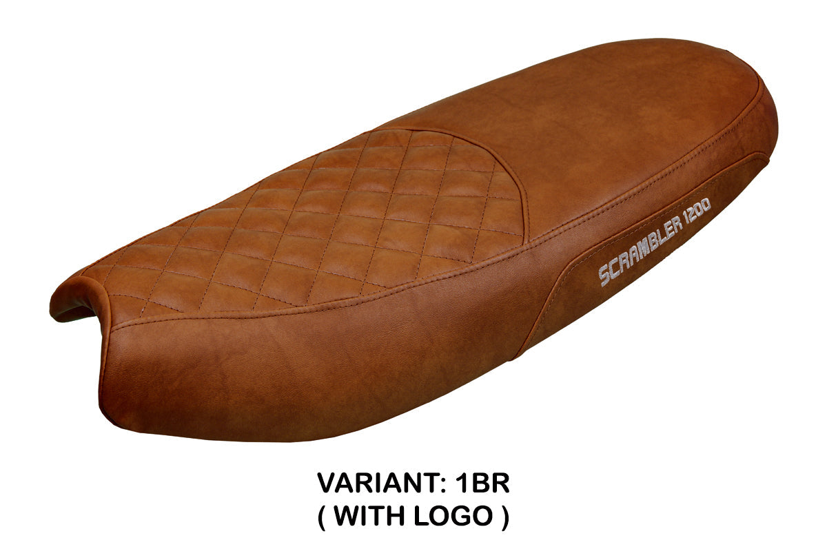 Tappezzeria Italia Triumph Scrambler 1200 2019-2025 Seat Cover in Brown SE