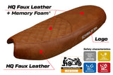 Tappezzeria Italia Triumph Scrambler 1200 2019-2025 Seat Cover Comfort in Brown SE