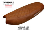 Tappezzeria Italia Triumph Scrambler 1200 2019-2025 Seat Cover Comfort in Brown SE