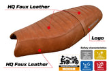 Tappezzeria Italia Triumph Speed Twin 900 2019-2025 Seat Cover in Brown