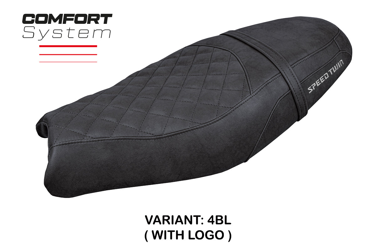 Tappezzeria Italia Triumph Speed Twin 900 2019-2025 Seat Cover Comfort Black SE