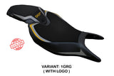 Tappezzeria Italia Triumph Speed Triple 1200 RR 2022-2025 Seat Cover in Grey Gold and Black